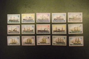 Falkland 255-69 II Post Schiffe ** / MNH / Postfrisch - Bild 1 von 8