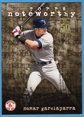 NOMAR GARCIAPARRA- 2001 TOPPS NOTEWORTHY- # TN9 - NM/MT + - Image 1 of 2
