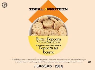 Butter Popcorn Popped Cakes - Ideal Protein - Image 1 of 2