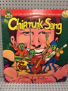 Vintage The Grass Hoppers The Chipmunk Song 45 Rpm Record~ #2609 - Picture 1 of 4