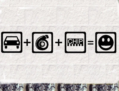  Turbo Chip  Fun  Aufkleber Auto Sticker TDI Boost  - Bild 1 von 3