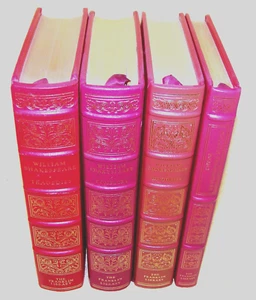 Shakespeare 4 Book Set: Poems, Comedies, Histories, Tragedies - Franklin Library - Picture 1 of 10
