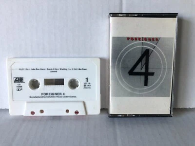 Foreigner 4 Original 1981 Atlantic Columbia House Club Cassette - Image 1 of 4