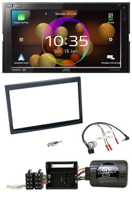 JVC DAB Lenkrad 2DIN Bluetooth USB Autoradio für Citroen C2 C3 Berlingo Jumpy Fi - Bild 1 von 4