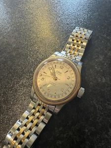 Oris Big Crown Pointer Date 36mm bi-colour silver & gold unisex watch! ref 7551 - Picture 1 of 10
