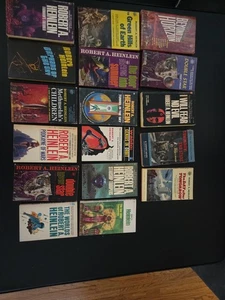 Lot Of 17 Vintage Robert A. Heinlein Paperback Books. Science Fiction Novels.  - Picture 1 of 13