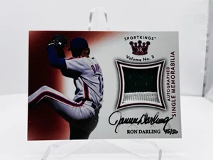 SPORTKINGS VOLUME 3 RON DARLING /50 AUTOGRAPHED SINGLE MEMORABILIA AM-RD - Picture 1 of 2