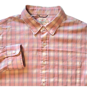 Faherty kariertes Button-Down Hemd Movement in Rose Valley kariert Gr. Large - Bild 1 von 12