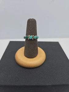 Anello in argento sterling e turchese dei nativi americani misura 6,5 - Foto 1 di 8
