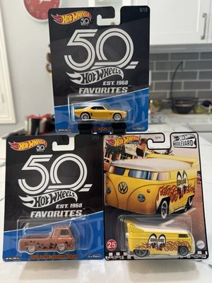 Hot Wheels 50 Aniversario, Camaro, Ford Pick Up y Boulevard ¡el autobús de arrastre VW! Foto 1 de 4