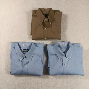 Vintage Gitman Bros Shirt Mens XL TTX Pinpoint Button Down Shirt Oxford Lot Of 3 - Picture 1 of 23