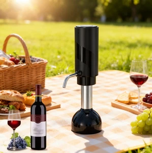 Electric Wine Opener Automatic Wine Aerator Pourer Wine Decanter Dispenser Tool - Picture 1 of 10