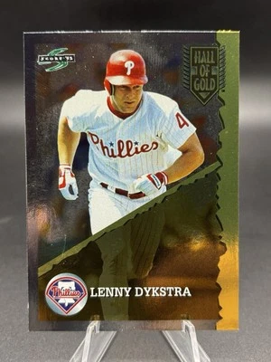 1995 Score Hall of Gold #HG21 Lenny Dykstra Philadelphia Phillies - Imagem 1 de 2