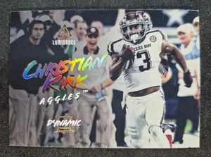 2018 Panini Luminance Dynamic Christian Kirk #19 Rookie RC Cardinals Texas A&M - Picture 1 of 2