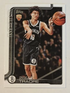 NOLAN TRAORE RC 2025-26 Topps #219 Nets - Picture 1 of 3