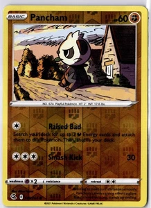 Pancham 145/264 Fusion Strike Common Reverse Holo Pokemon Card LP - Picture 1 of 2