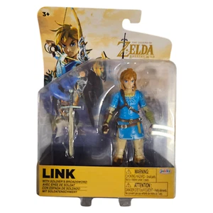 2023 World of Nintendo Jakks Legend of Zelda LINK with Broadsword Figure DMG BOX - Picture 1 of 7