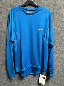 Pearl Izumi Long Sleeve Phase Tee Blue Small TD024 MM 03 - Picture 1 of 3