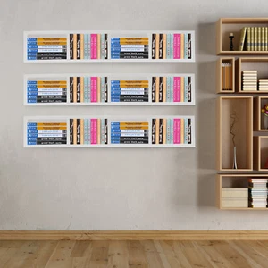 Storage Rack Organizer Box Holder 3 CD Disk Case Media Display Space Store Shelf - Picture 1 of 21