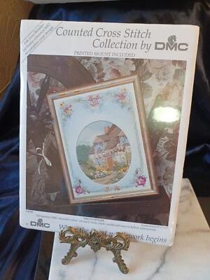 DMC VERA'S COTTAGE. KIT PUNTO DE CRUZ CONTADO MONTAJE IMPRESO HILOS INCLUIDOS Foto 1 de 4