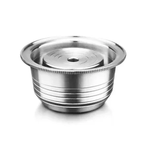 230ml Reusable Coffee Pod Capsule Stainless Cup For Nespresso Vertuoline ENV135 - Picture 1 of 12