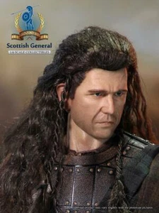 1/6 Male Head Sculpt Scottish William Wallace Model For 12" PH TBL Action Figure - Picture 1 of 3