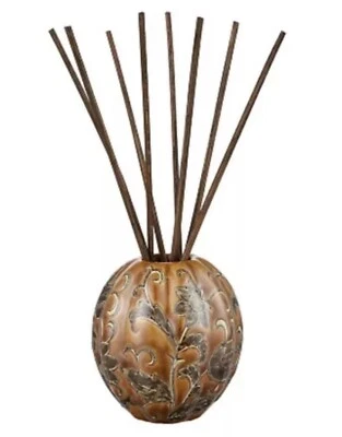 NIB San Miguel Fall Fragrance Essential Oil Reed Diffuser Pumpkin Apple Orchard - Image 1 of 2