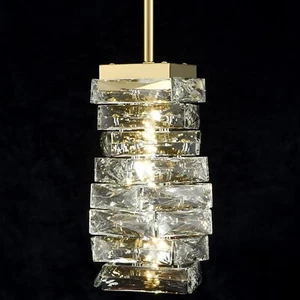 Modern Crystal Pendant Light Gold Pendant Lighting for Kitchen Island LED - Picture 1 of 9