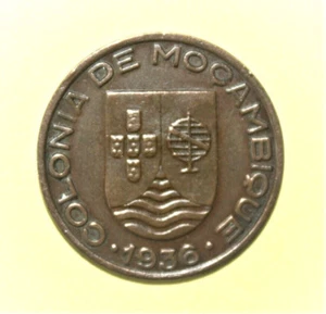 S3 - Mozambique 20 Centavos 1936 Extremely Fine +++ Copper Coin - Portugal - Picture 1 of 2