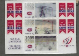 CANADA # 2340 MONTREAL CANADIENS LENTICULAR SOUVENIR SHEET BS30662 - Bild 1 von 1