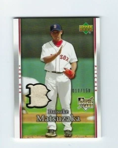 RARO 2007 UD DAISUKE MATSUZAKA JUEGO DE PELOTA USADO SIN PRECIO BASE CUBIERTA SUPERIOR 501 501D/150 - Imagen 1 de 2