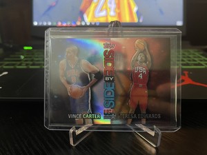 2000 Topps USA Side By Side Vince Carter / Teresa Edwards Card #SS7