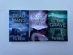 T G REID 3 book SET in the DCI BONE series Paperback 1-3 SCOTTISH CRIME THRILLER - Imagen 1 de 2