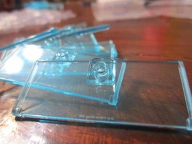 LEGO 1x3x6 Transparent Blue Door (10 pieces) #80683