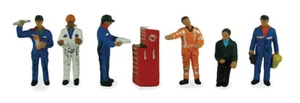 Scenecraft 36-051 Traction Maintenance Depot Workers (Pk6) Figures OO Gauge - Picture 1 of 1