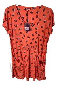 Joe Browns dress size 16 BNWT Peach Floral Summer Surfer Dress - Picture 1 of 5