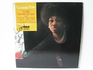 LP SIGNED BY OPERA SINGERS LEONTYNE PRICE & RYLAND DAVIES ! Operatic Scenes - Imagen 1 de 7