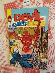 GHOST RIDER 2 SECOND APPEARANCE HELLSTROM SON OF SATAN ITALIAN EDITION 1974 RARE - Foto 1 di 2