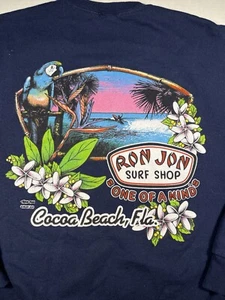 Y2K Ron Jon Surf Shop Cocoa Beach Graphic Sweatshirt Surfer Streetwear Hip Hop - Picture 1 of 12