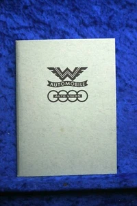 Wanderer 1938 manual de venta folleto Phaeton (E#040) FAKSIMILE archivo editorial - Imagen 1 de 6