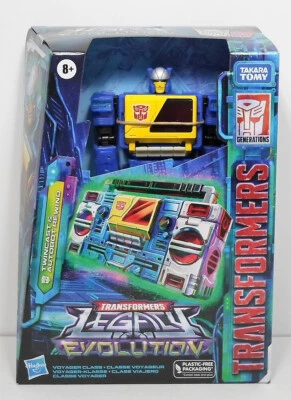 HASBRO 2023 TRANSFORMERS LEGACY EVOLUTION TWINCAST & REWIND VOYAGER CLASS ROBOT - Image 1 of 4