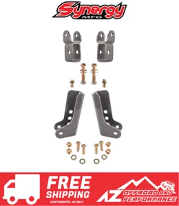 Synergy Mfg Front & Rear Lower Shock Relocation Kit Fits 18-24 Jeep Wrangler JL - Picture 1 of 11