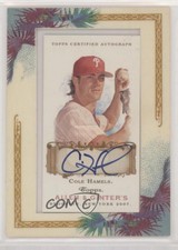 2007 Topps Allen & Ginter's Framed Mini Auto Cole Hamels #AGA-CH Auto