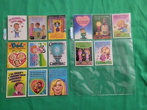 Topps Espantosas Tarjetas de Felicitación 1-14 1992 en Páginas Lote de 14 Regalo Scratch N Stink - Imagen 1 de 3