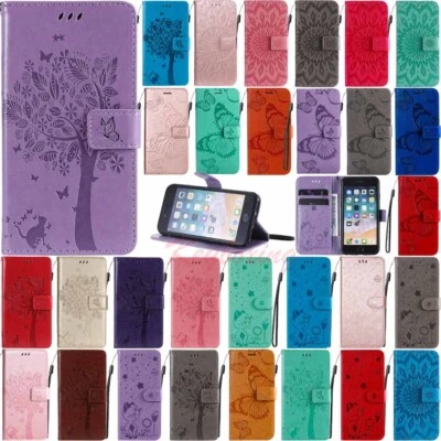 For iPhone SE 2020 2nd 3rd Gen 2022 Wallet Card Holder Flip Leather Case Cover - Image 1 of 4