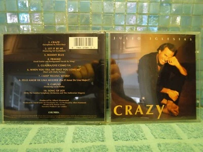 Julio Iglesias Crazy CD -EXTRA CDs SHIP FREE - Image 1 of 2