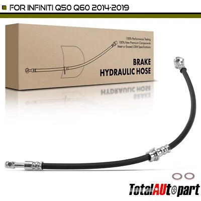 Manguera hidráulica de freno para Infiniti Q50 2014-2019 Q60 2017-2019 parte delantera izquierda Foto 1 de 4