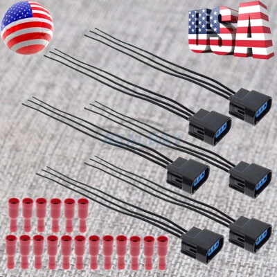 Paquete de 6 bobinas de encendido conector enchufe para Honda Accord Odyssey Pilot Ridgeline Foto 1 de 4