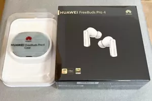 HUAWEI FreeBuds Pro 4 Wireless Earphones In-Ear Dynamic ANC3.0 White & Case - Picture 1 of 5