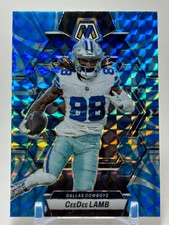 Panini Mosaic 2023 CeeDee Lamb Blue Reactive #57 Cowboys